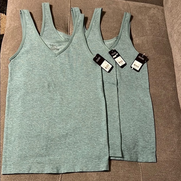 modern movement Tops - Light Blue Tank Tops